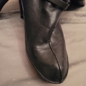 Knee high leather boots